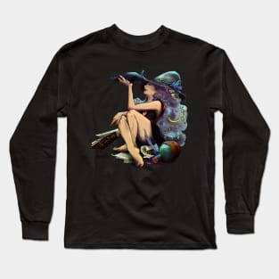 A Witch and her Familiar Long Sleeve T-Shirt